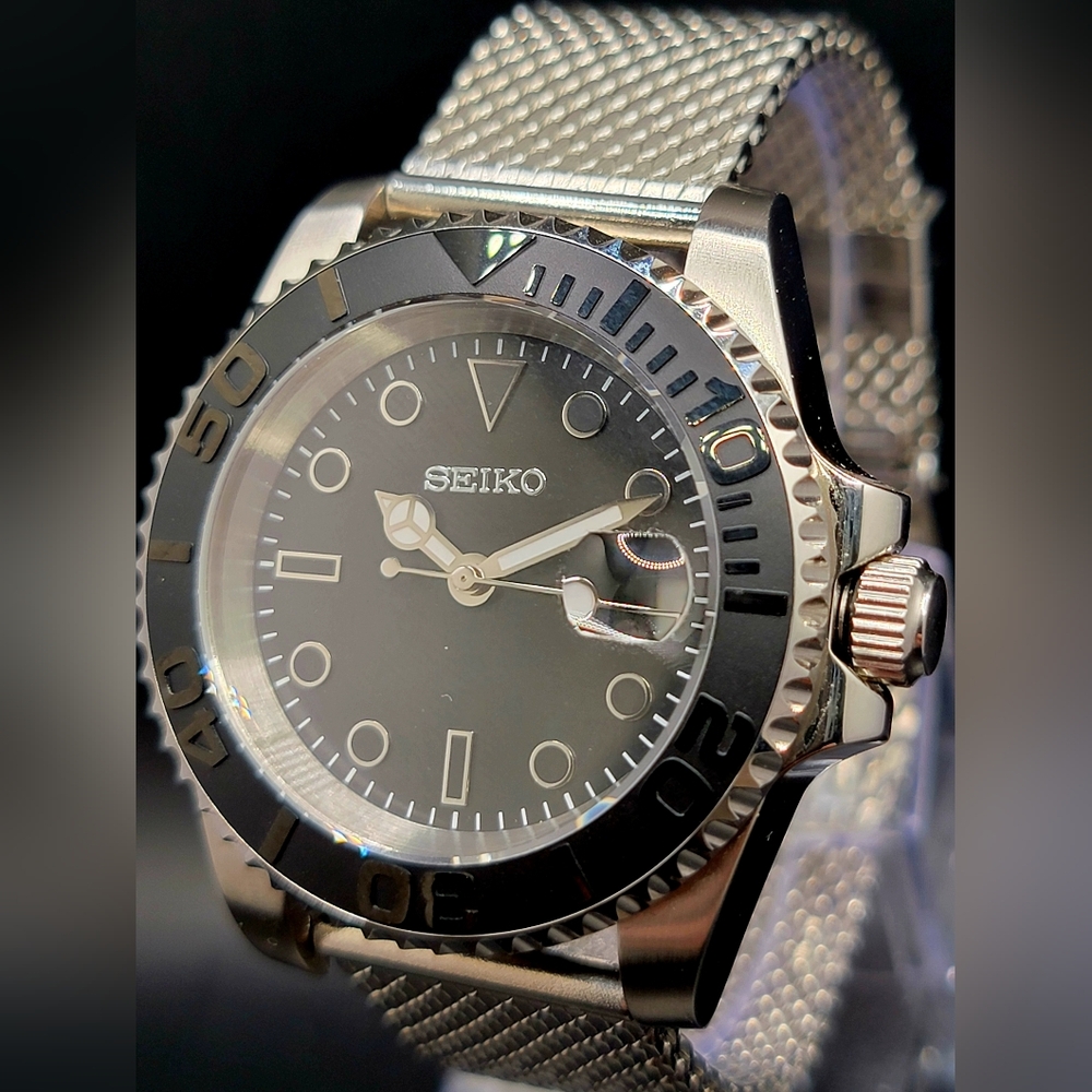 Seiko CUSTOM MOD Men's Silver Watch